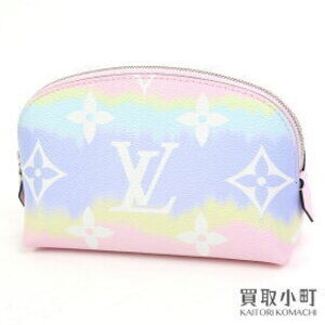 Louis Vuitton Cosmetic Pouch LV Escale Pastel Pink Makeup Tie Dye